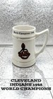 Rare Vintage Cleveland Indians 1948 World Series Champions Stein Gold Foil Trim