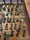 Vintage Lot Of 120  Marx Mpc Soldiers Wwii Green Plastic Army Men