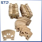 500pcs Lot Violin Bridges  Good Maple Wood Violin Bridge 4 4 3 4 1 2 1 4 1 8