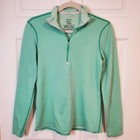 Patagonia Capilene 3 Midweight Polartec 1 4 Zip Pullover Women s Small Green