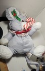 Vintage Fisher Price Puffalump Christmas Mouse Stuffed Animal 1987 Plush 11  
