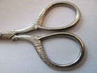 Vintage Sewing Embroidery Scissors Ornate Handle U s a 