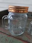 Makers Mark Mason Jar Mugs With Twist Lids Set Of 4 New Stock Free Shipping