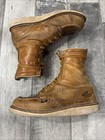 Thorogood 814-4201 Men s 8  Leather Moc Toe Non Safety Work Boots Size 10 5     