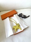 Bnib Herm  s Rod  o P  gase Leather Bag Charm
