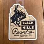 Magnet Belle Fourche South Dakota Rodeo Poster Bucking Horse Cowboy Sticker