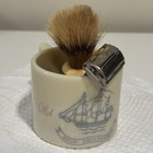 Vintage Ever Ready Shaving Brush Old Spice Mug Gillette Adjustable Safety Razor