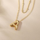 Panshi Gold Necklace Initial Necklaces For Women Teens Layered Choker Bubble    