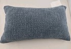 Threshold Decorative Toss Pillow 12    X 20    Blue Grey Removable Cover Easy Care