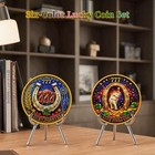 2pcs-set Lucky 777 Coin  Good Luck Charms Token With Four Small  Super