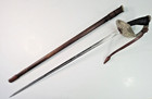British Ww1 M 1912 Officer s Cavalry Sword  Service Scabbard  Etched Blade