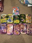 30th Anniversary Pok  mon Day night Full Mini Tin Art Set- 10 Empty Tins