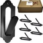 Deer Skull Hanger 5 Pack European Mount Wall Hook Stainless Steel Black Kit