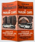 Orig Vintage   1925 Seeing San Francisco In Parlor Cars Map photo Guide brochure