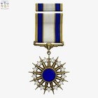 Type-1 U s  Air Force Distinguished Service Medal Hlp-gi Crimp Brooch Ribbon Bar