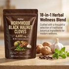 Holior 18-in-1 Black Walnut   Wormwood Herbal Blend For 240 Count  pack Of 1 