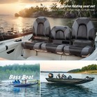 Northcaptain Charcoal black  52  Folding Bass Boat Seat 3 Pcs