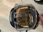 Bauer Youth Full Face Goalie Helmet Mask It-13 Black clear Astm F-513-00