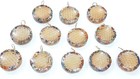 7 Chakra Healing Reiki Orgone Flower Of Life Pendant Natural Chakra Stones