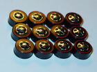 Hot Wheels Redline Red Line Hk Wheel Tire Lot Of 12 Medium Bearing Style -new  