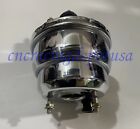 Chrome Chevy 8  Dual Disc Drum Power Booster   Milled Master Cylinder   Brackets
