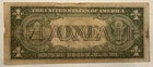 1935-a Hawaii Brown Seal  1 Silver Certificate  Emergency Issue  Fine S54878585c
