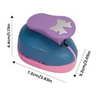 Paper Punch Non-slip Bow Pattern Card Puncher Hole Punch For Kids 