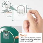 20 Pack Plate Hangers For The Wall  Premium Adhesive Picture Large  Clear 