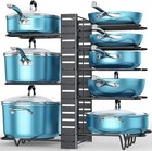Pots And Pans Organizer For Cabinet 16 61 Height  8 Tier M-16 61 h-lightduty