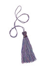 Lot Of 4 Handmade Tassels By Mary Rash Blue Purple Bead Crafting Decor