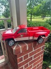 Vintage 2002 Breyer Show Horses Red Stable Dually Truck Large Doors   Hood Open