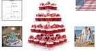 Lightweight Acrylic Cupcake Tower Stand - 4 Tiers For 52 Cupcakes  Easy Setup