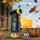 240 000 Rpm Cordless Air Duster Rechargeable Air Blower For Pc   Car Cleaning Us