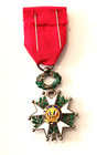 Antique Vintage Wwi Wwii French Legion Of Honour Medal Officer  Enamel Silver
