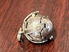 Vtg  Sterling Silver Masonic Folding Star Orb Pendant   Fob Made In England