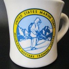 Vintage Us Marine Corps Mountain Training Center Mug Heavy Diner Coffee Cup