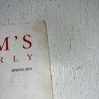 Lapham s Quarterly Spring  2011 Volume 4 Number 2  lines Of Work  Issue