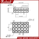 1 Matched Pair Ultra Precision 1-2-3 Blocks 23 Holes  0001  Machinist 123 Jig