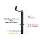 A-frame Trailer Jack With Foot And Mounting Hardware