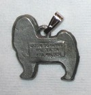 Maltese Puppy Cut Dog Harris Fine Pewter Pendant Usa Made