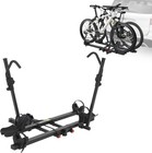 Foldable 2 Bike Bicycle 2  Hitch Mount Carrier Platform Rack For Car Suv 200 Lbs