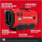 Portable Tire Inflator Air Compressor 3 Mode Cordless 120v 12v Car Pump
