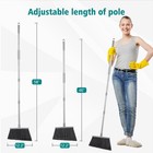 Pbhepj Broom  Outdoor Broom For Floor Cleaning  58  Long 1 Pack  Gray 