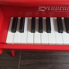  Vintage Schoenhut Red Wooden Children s Piano 25 Keys  L 16 Inch Wide H 11 5
