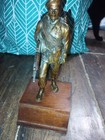 Antique Bronze Special Forces Presentation Statue Needs Good Cleaning Vietnam Er