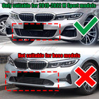 Gt Style Gloss Black Front Bumper Lip Kit For 2019-22 Bmw G20 M340i 330i M Sport