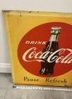 Original 1952  Goose Tatum  Harlem Globetrotters  Coca-cola Cardboard Sign