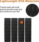 Traction Pads  4 Pieces Black Surfing Front Anti-slip