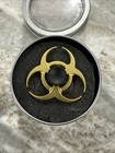 Resident Evil Biohazard Gold Fidget Spinner Metal Finger Hand Stress Toy