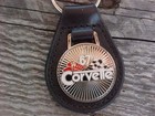 1967  67 Chevrolet Corvette Chrome Leather Key Fob Nos Hi-quality Key Holder